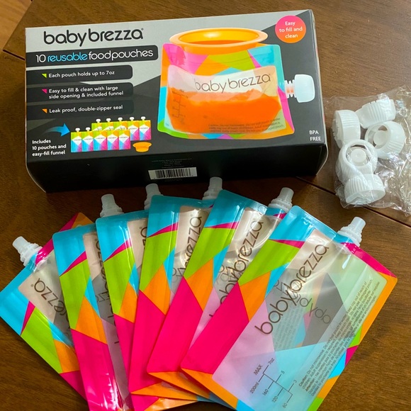 baby brezza reusable food pouches